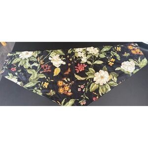 Waverly- 2 Valances, Williamsburg, Botanical Fabric, Lined, Each 51"x 23"